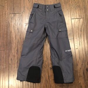 Columbia Bugaboo Titanium Grey Snow Pants Size 6/6X